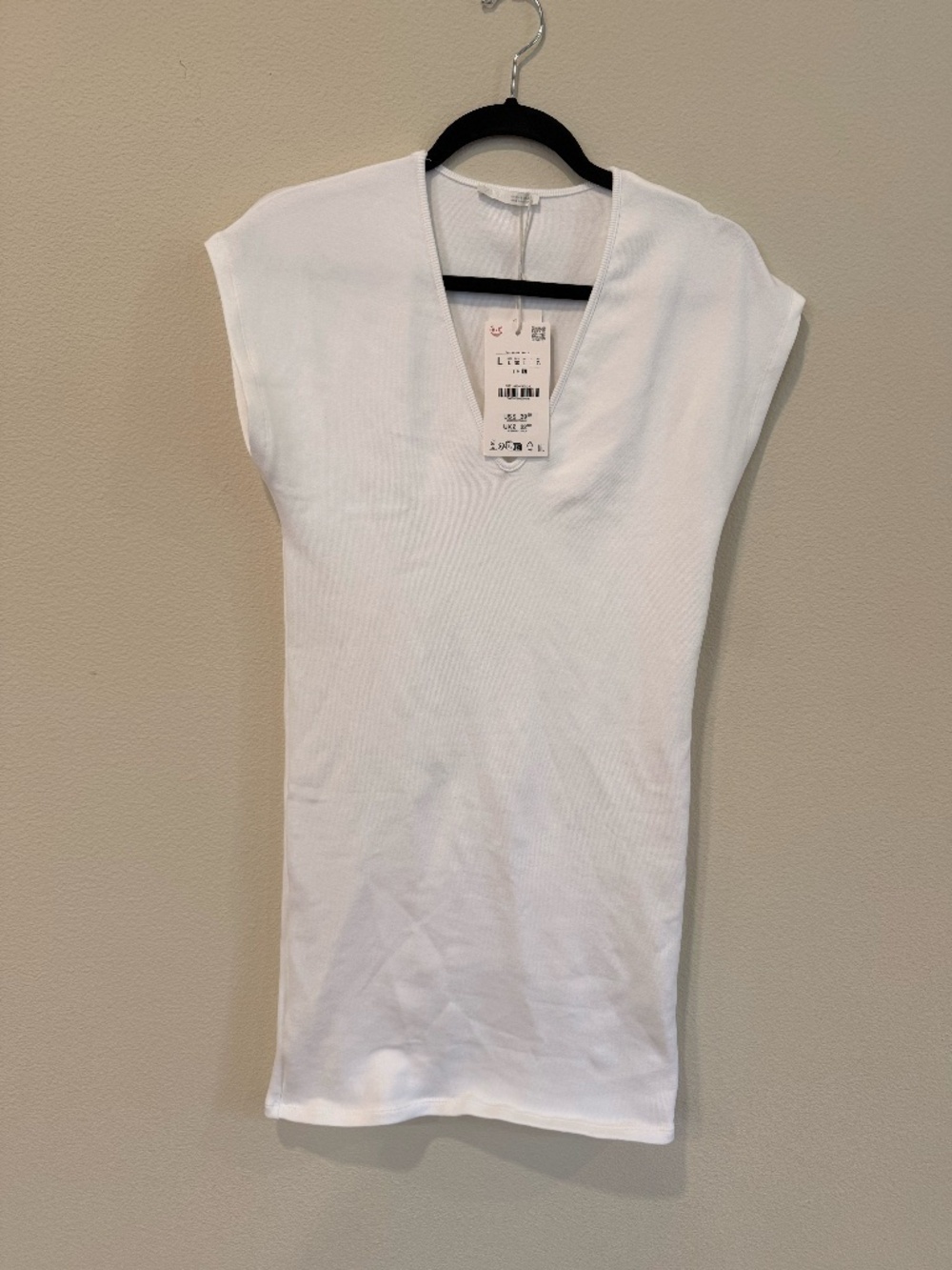 Simple clean cotton knit dress